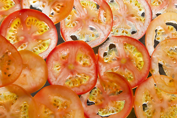 Image showing Tomato Slice Background