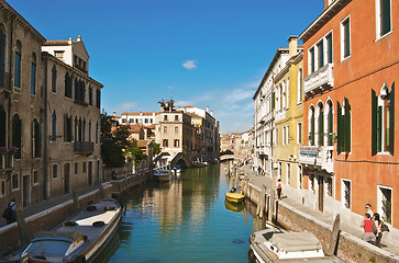Image showing Canal in Venice, Italy