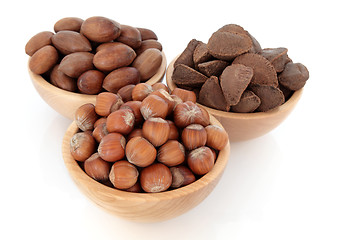 Image showing Pecan, Hazelnut and Brazil Nuts