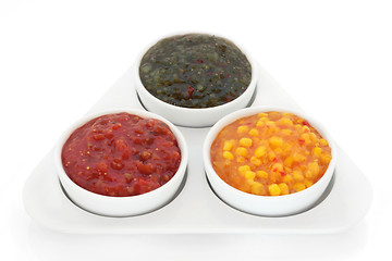 Image showing Burger Relish Selection