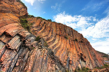 Image showing Hong Kong Geographical Park, the force of nature, folding and na