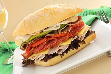 Image showing Mega Meat Roll