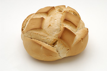 Image showing Bread over white background