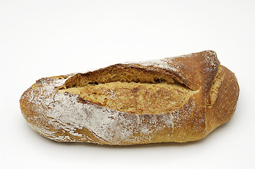 Image showing Bread over white background