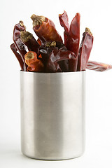 Image showing Chillies in a Can