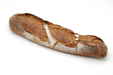 Image showing Bread over white background