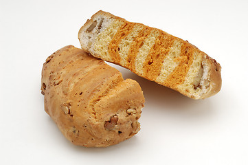 Image showing Bread over white background