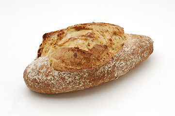 Image showing Bread over white background