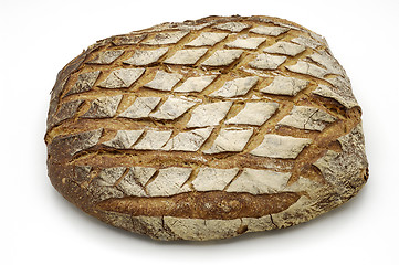 Image showing Bread over white background