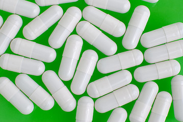 Image showing White pills