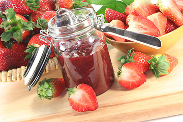 Image showing Strawberry jam