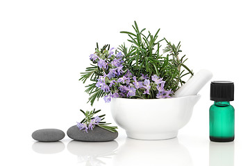 Image showing Rosemary Herb Spa Treatment