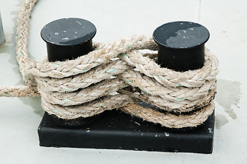 Image showing fastened a rope