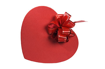 Image showing Gift box in the form of heart