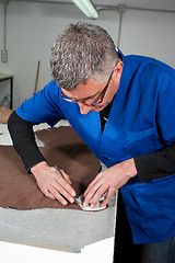 Image showing Leather manufacture