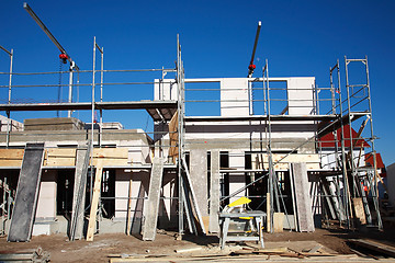 Image showing New house under construction