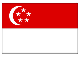 Image showing Republic of Singapore Flag