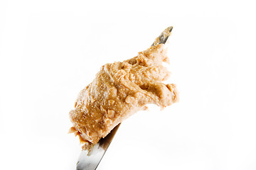 Image showing Peanut Butter on Knife