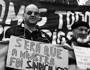 Image showing Portuguese Youth Protests