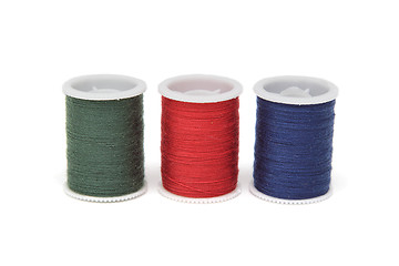 Image showing Spools of thread