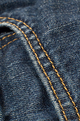 Image showing jeans detail