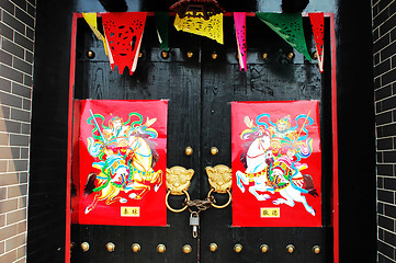 Image showing Chinese door