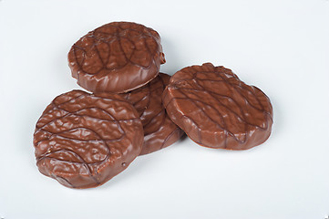 Image showing Chocolate biscuits