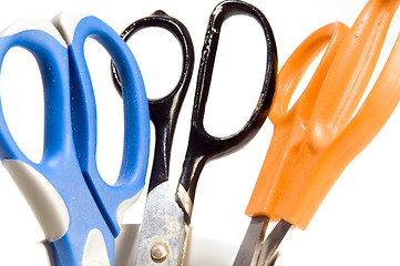 Image showing variety office supply scissors