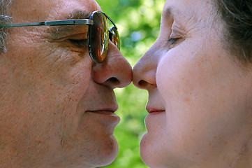 Image showing senior couple in love