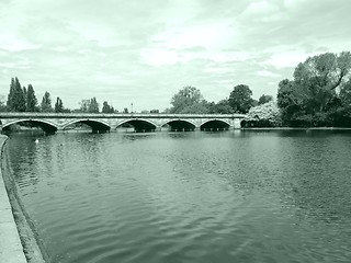 Image showing Serpentine lake, London