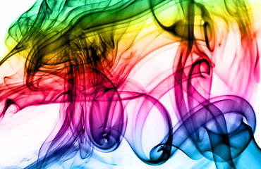 Image showing Magic colorful Abstract fume pattern