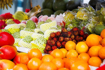 Image showing tropical fruits