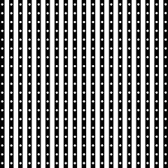 Image showing Seamless pattern of dots and stripes