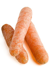 Image showing Three Carrots