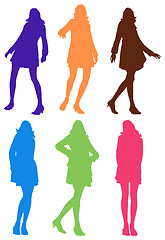 Image showing posing women illustration