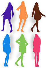 Image showing posing women illustration