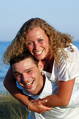 Image showing Happy young couple