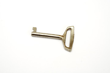 Image showing Silver vintage key i