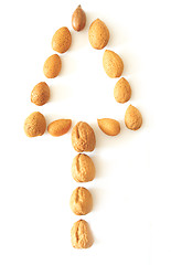 Image showing Arrow made with a help of nuts