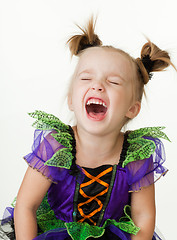 Image showing Laughing young little girl