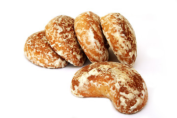 Image showing five honey-cakes