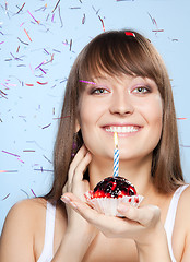 Image showing Birthday cake