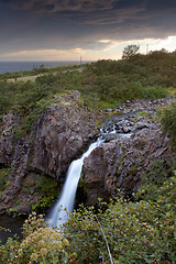 Image showing Waterfall at Skaftafell