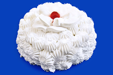 Image showing Cake with white cream