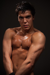 Image showing Handsome muscular man