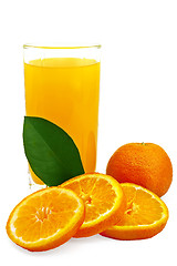 Image showing Juice of tangerines