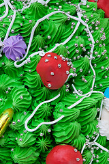 Image showing Close-up cake decorations