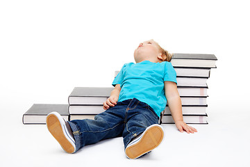 Image showing Kid tiered of education