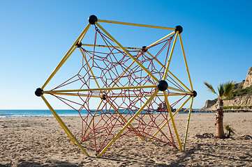 Image showing Jungle gym rope