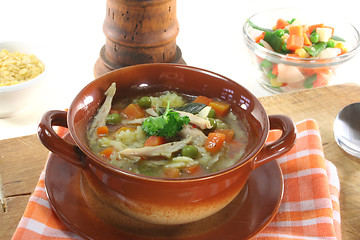 Image showing Chicken soup